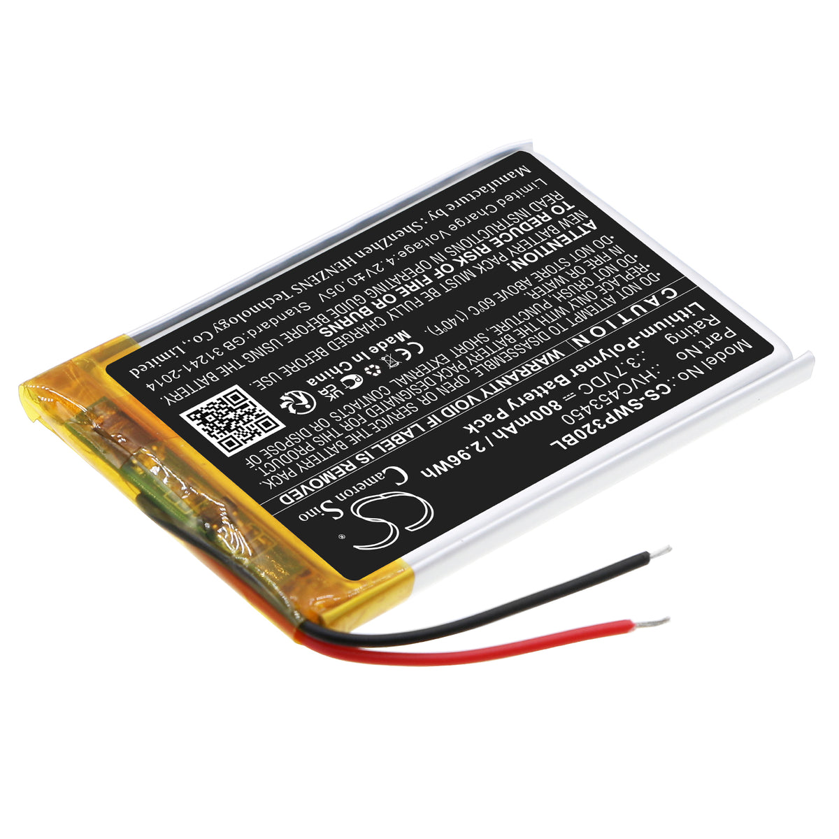 Replacement Battery for Stripe WisePad 3 – Payment Terminal – 800mAh / 3.7V