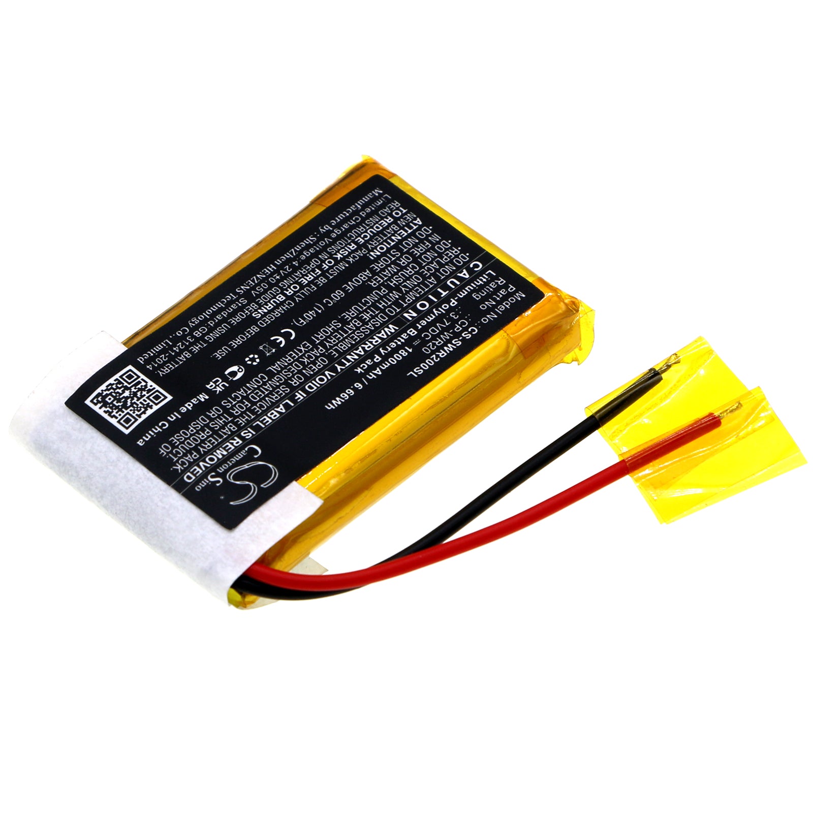 Replacement Battery for Simrad WR20 – Remote Control – 1800mAh / 3.7V - image 2