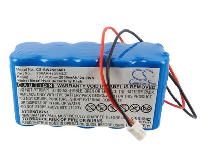 Replacement Battery for Smiths WZ50F6 – Medical – 2000mAh / 12V