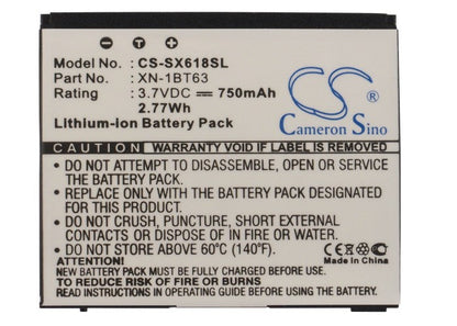 Replacement Battery for Sharp  SH6110 – Mobile, SmartPhone – 750mAh / 3.7V