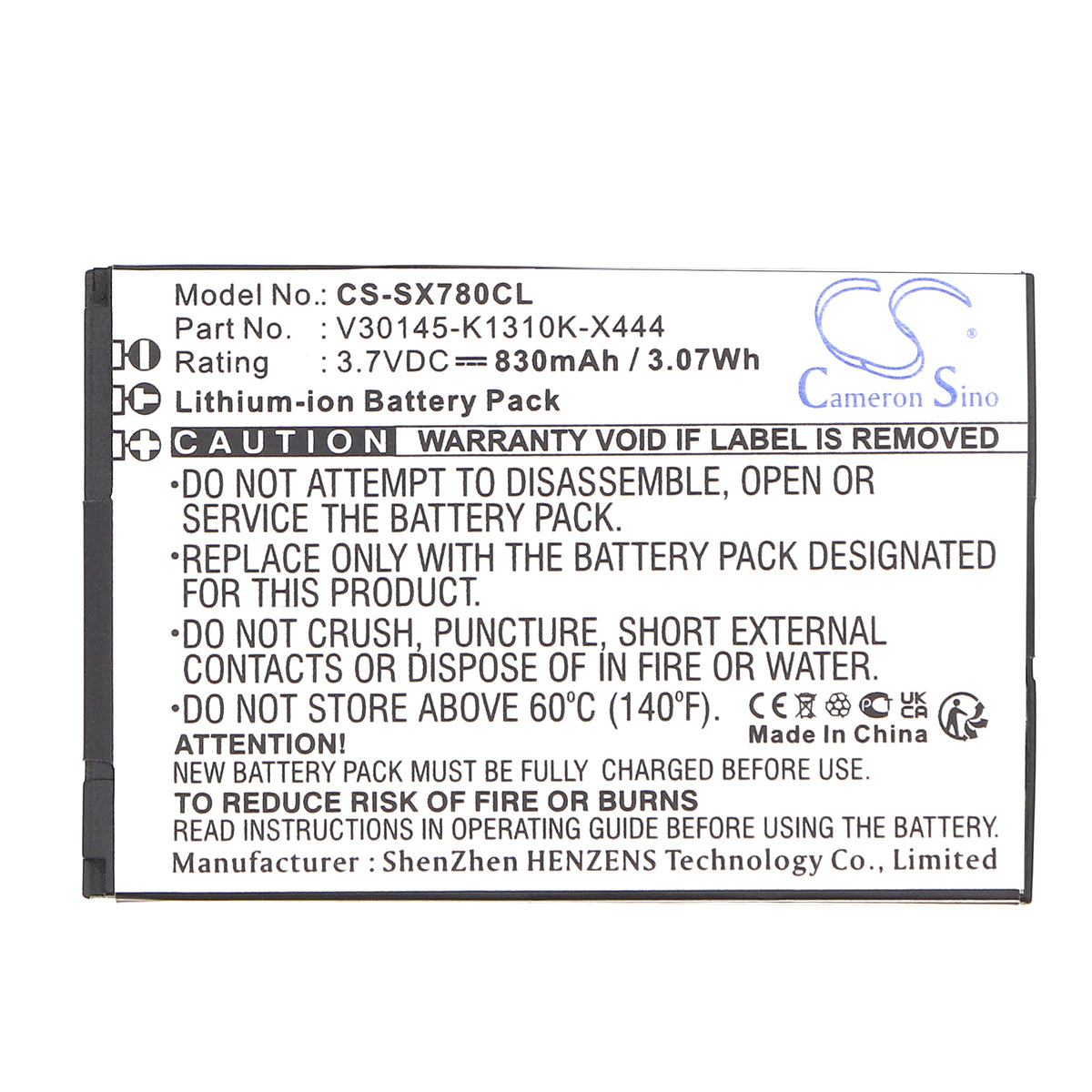 Replacement Battery for COMfortel | Gigaset | Unify | OpenStage | Siemens M-520 – Cordless Phone – 830mAh / 3.7V