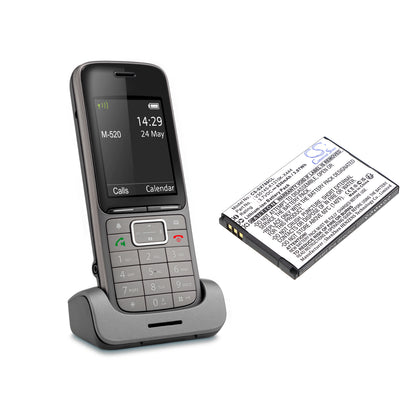 Replacement Battery for COMfortel | Gigaset | Unify | OpenStage | Siemens M-520 – Cordless Phone – 830mAh / 3.7V