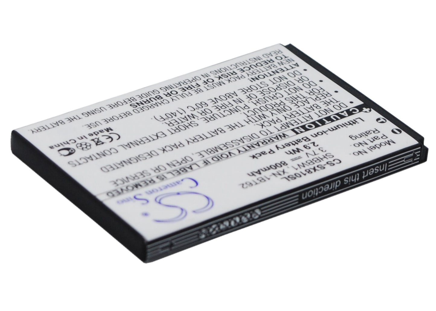 Replacement Battery for Sharp | SoftBank 8010C – Mobile, SmartPhone – 650mAh / 3.7V - image 3