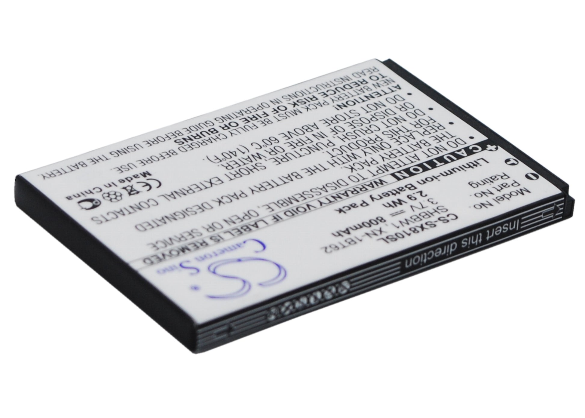 Replacement Battery for Sharp | SoftBank 8010C – Mobile, SmartPhone – 650mAh / 3.7V - image 3