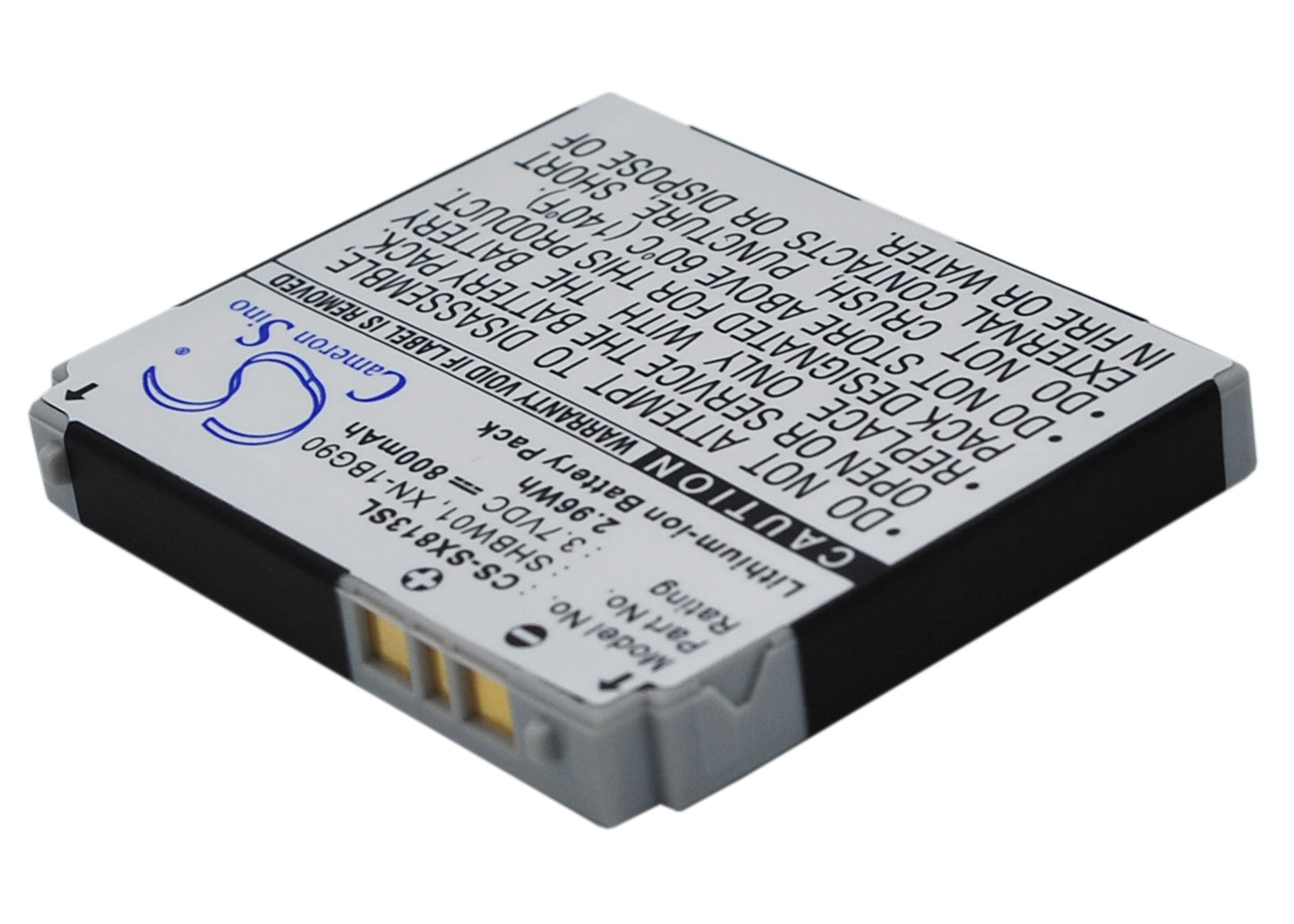 Replacement Battery for Sharp SX813 – Mobile, SmartPhone – 850mAh / 3.7V - image 2