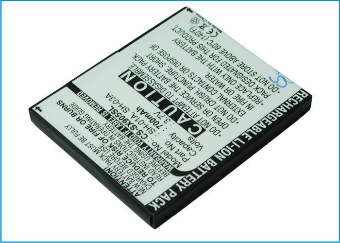 Replacement Battery for Sharp SH905i – Mobile, SmartPhone – 700mAh / 3.7V - image 1