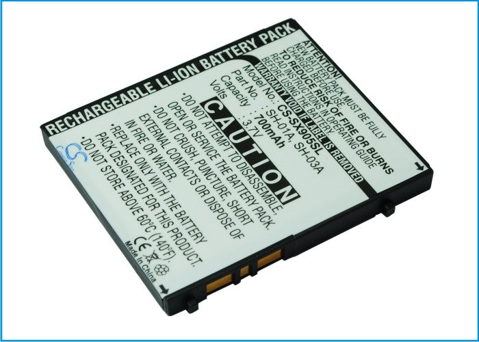 Replacement Battery for Sharp  813SH – Mobile, SmartPhone – 700mAh / 3.7V