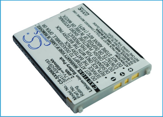 Replacement Battery for Sharp SH906I – Mobile, SmartPhone – 650mAh / 3.7V - image 1
