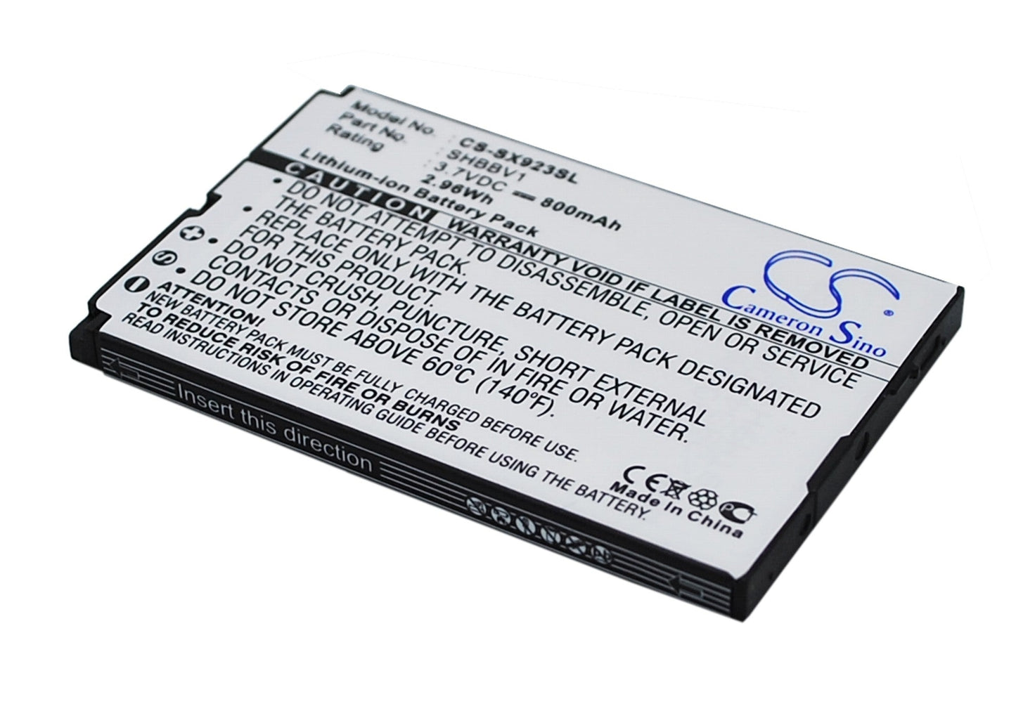 Replacement Battery for Sharp  9020C – Mobile, SmartPhone – 800mAh / 3.7V