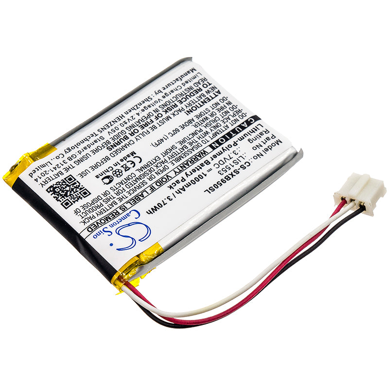 Replacement Battery for Sony SRS-X1 – Speaker – 1000mAh / 3.7V - image 2