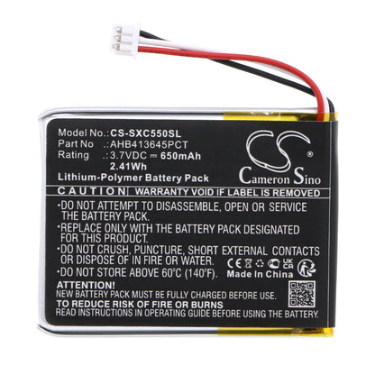 Replacement Battery for Sennheiser  EPOS ADAPT 660 – Wireless Headset – 650mAh / 2.41Wh / 3.7V