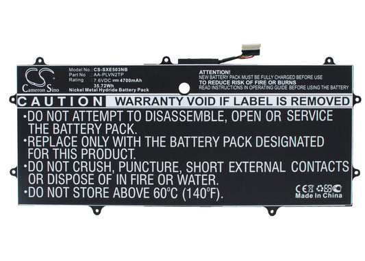 Replacement Battery for Samsung Chromebook 2 13.3" – Notebook, Laptop – 4700mAh / 7.6V
