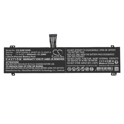 Replacement Battery for Adata | Schenker XPG XENIA 15 – Notebook, Laptop – 8000mAh / 11.4V - image 5