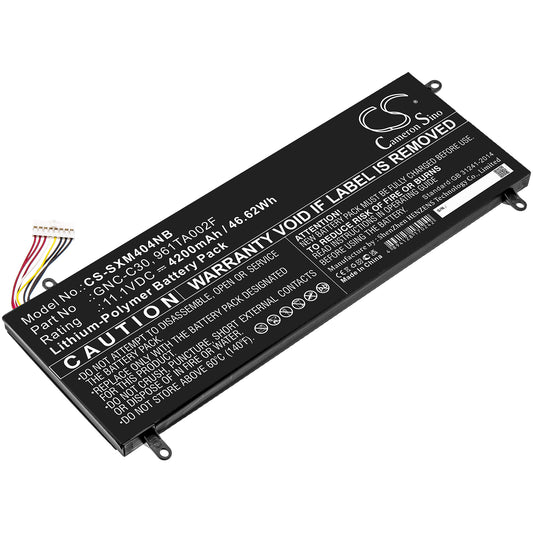 Replacement Battery for Schenker | Gigabyte XMG C404 – Notebook, Laptop – 4200mAh / 11.1V
