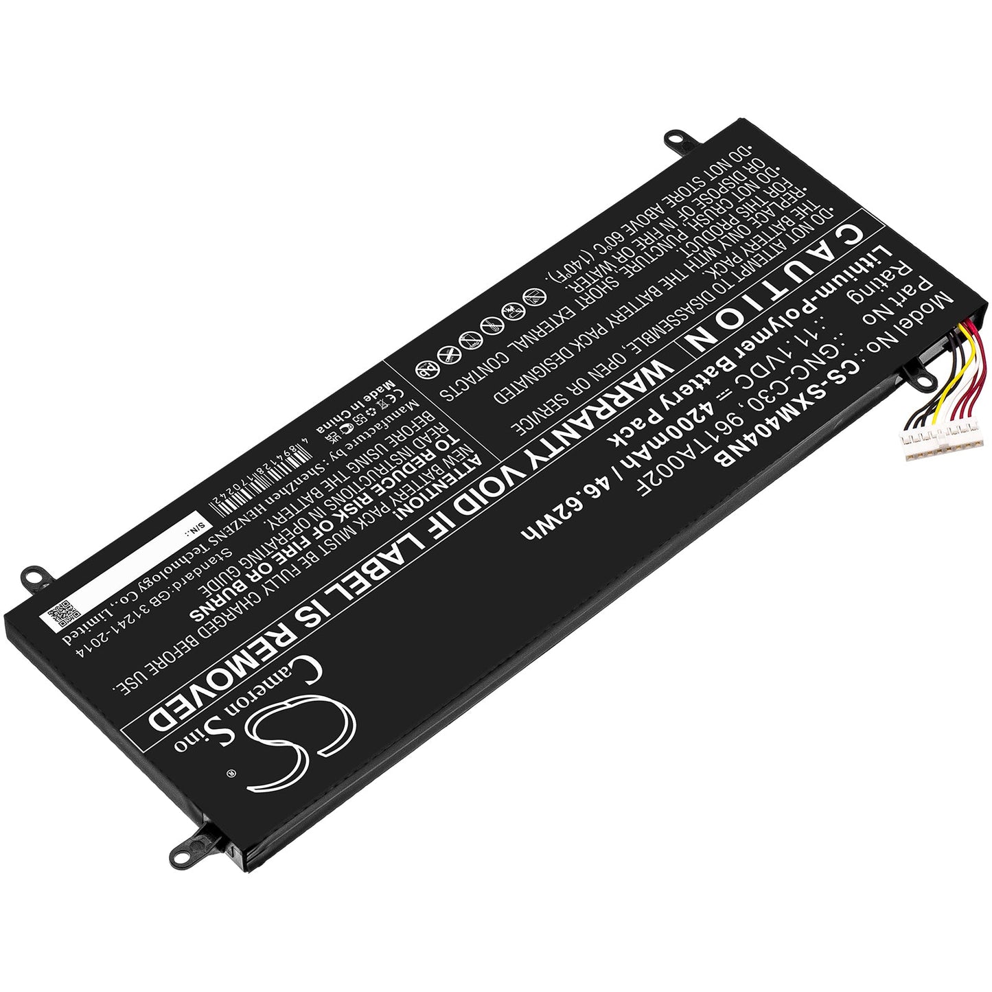 Replacement Battery for Schenker  XMG C404 – Notebook, Laptop – 4200mAh / 46.62Wh / 11.1V