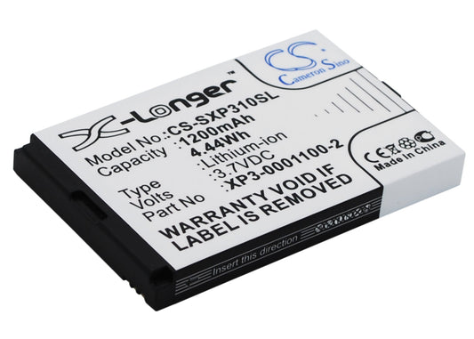 Replacement Battery for Socketmobile  Sonim XP3-S – Mobile, SmartPhone – 1200mAh / 4.44Wh / 3.7V