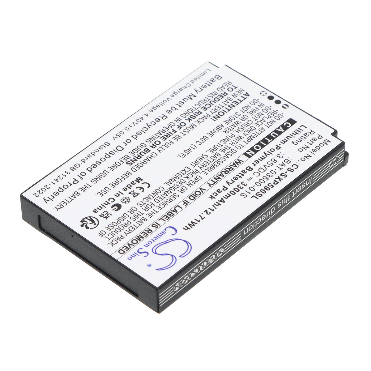 Replacement Battery for Sonim XP5900 – Mobile, SmartPhone – 3300mAh / 3.85V