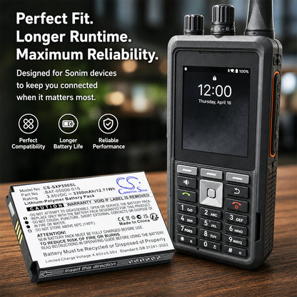 Replacement Battery for Sonim XP5900 – Mobile, SmartPhone – 3300mAh / 3.85V