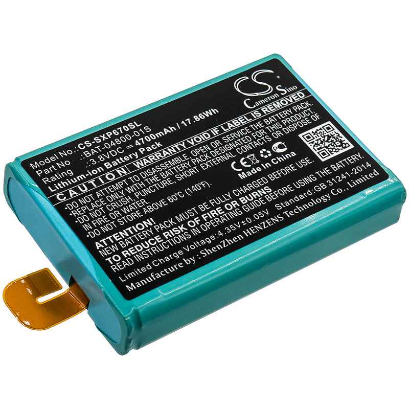 Replacement Battery for Sonim | Socketmobile XP7 – Mobile, SmartPhone – 4700mAh / 3.8V - image 1