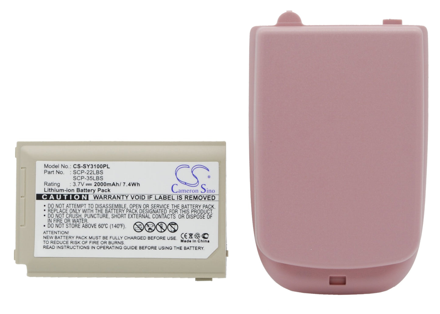 Replacement Battery for Sanyo SCP-3100 – Mobile, SmartPhone – 2000mAh / 3.7V - image 1
