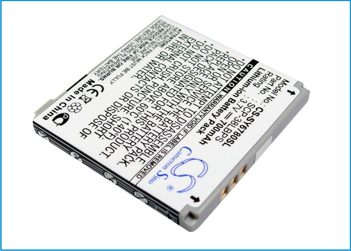 Replacement Battery for Sanyo | BoostMobile SCP-6780 – Mobile, SmartPhone – 700mAh / 3.7V - image 2