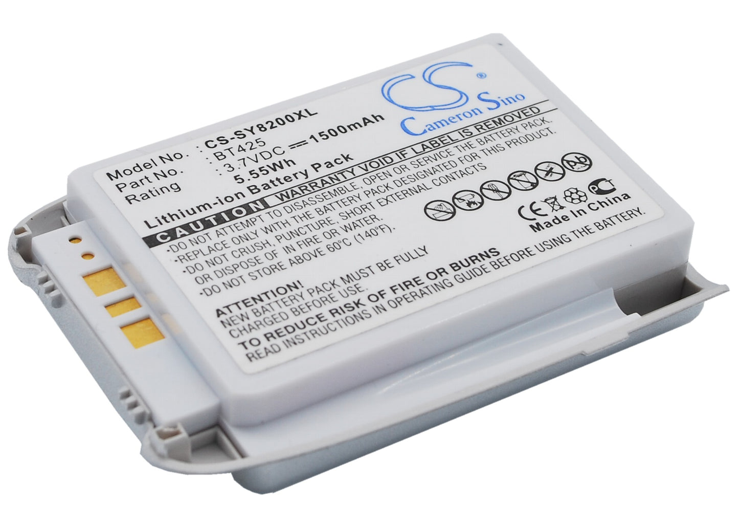 Replacement Battery for Sanyo PM8200 – Mobile, SmartPhone – 1500mAh / 3.7V - image 1