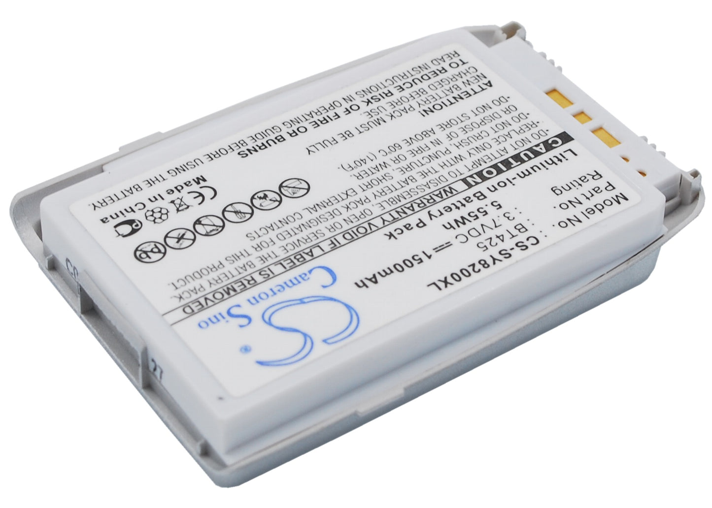 Replacement Battery for Sanyo PM8200 – Mobile, SmartPhone – 1500mAh / 3.7V - image 2