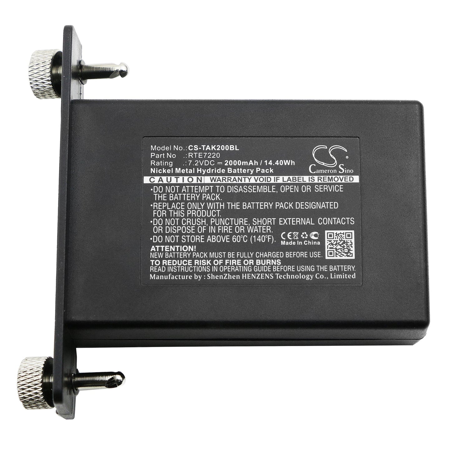 Replacement Battery for Schwing  Betonpumpe AK2 – Crane Remote Control – 2000mAh / 14.40Wh / 7.2V