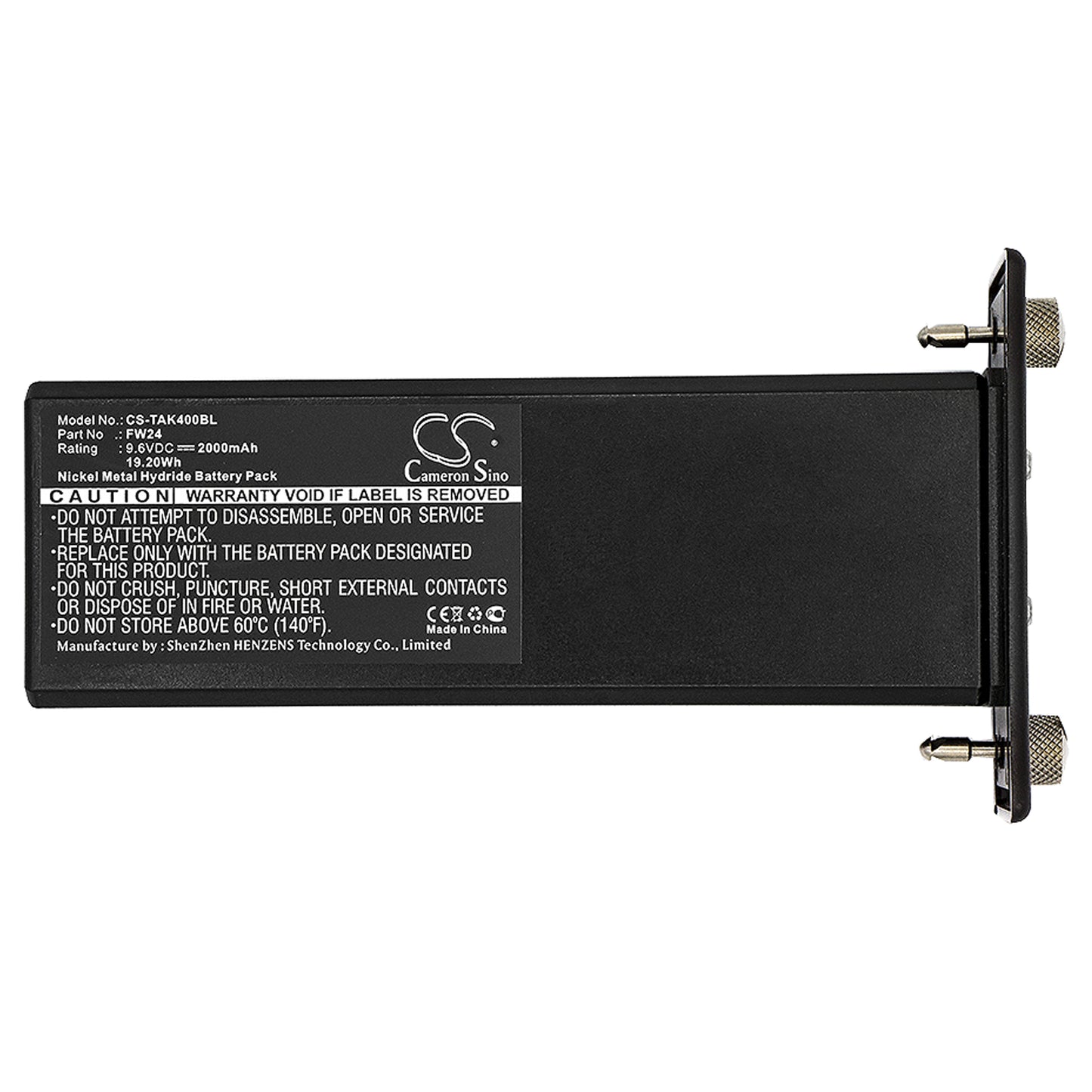 Replacement Battery for Teletec AK1 – Crane Remote Control – 2000mAh / 9.6V - image 3