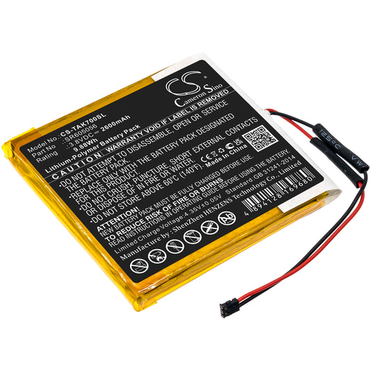 Replacement Battery for Astell&Kern AK70 – Media Player – 2600mAh / 3.8V