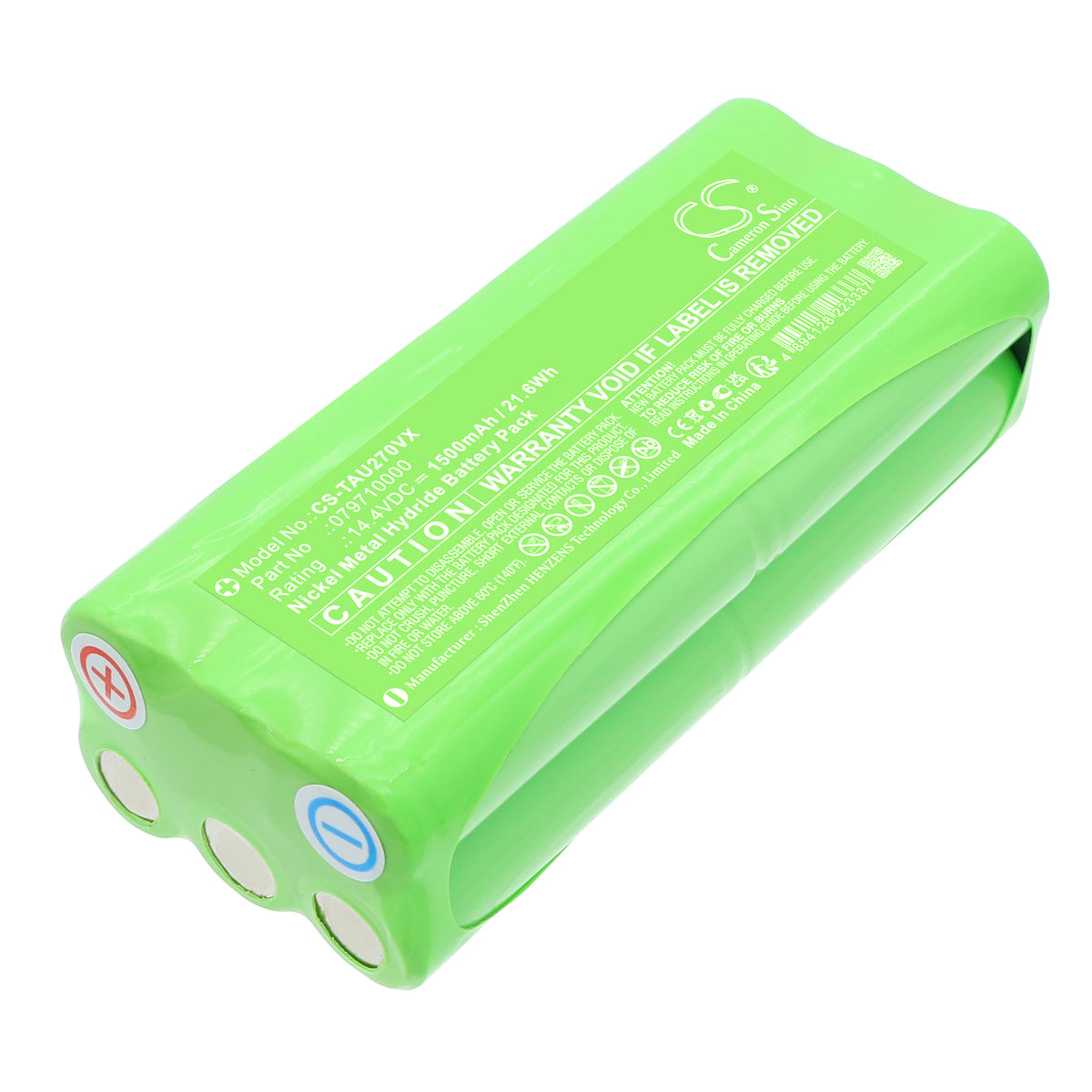 Replacement Battery for Taurus Saugroboter Striker Slim VER. II – Vacuum – 1500mAh / 14.4V