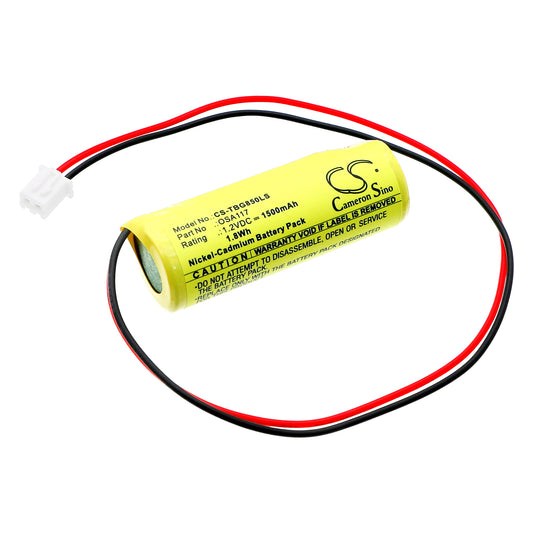 Replacement Battery for T&B | Teig 12745 – Emergency Lighting – 1500mAh / 1.2V