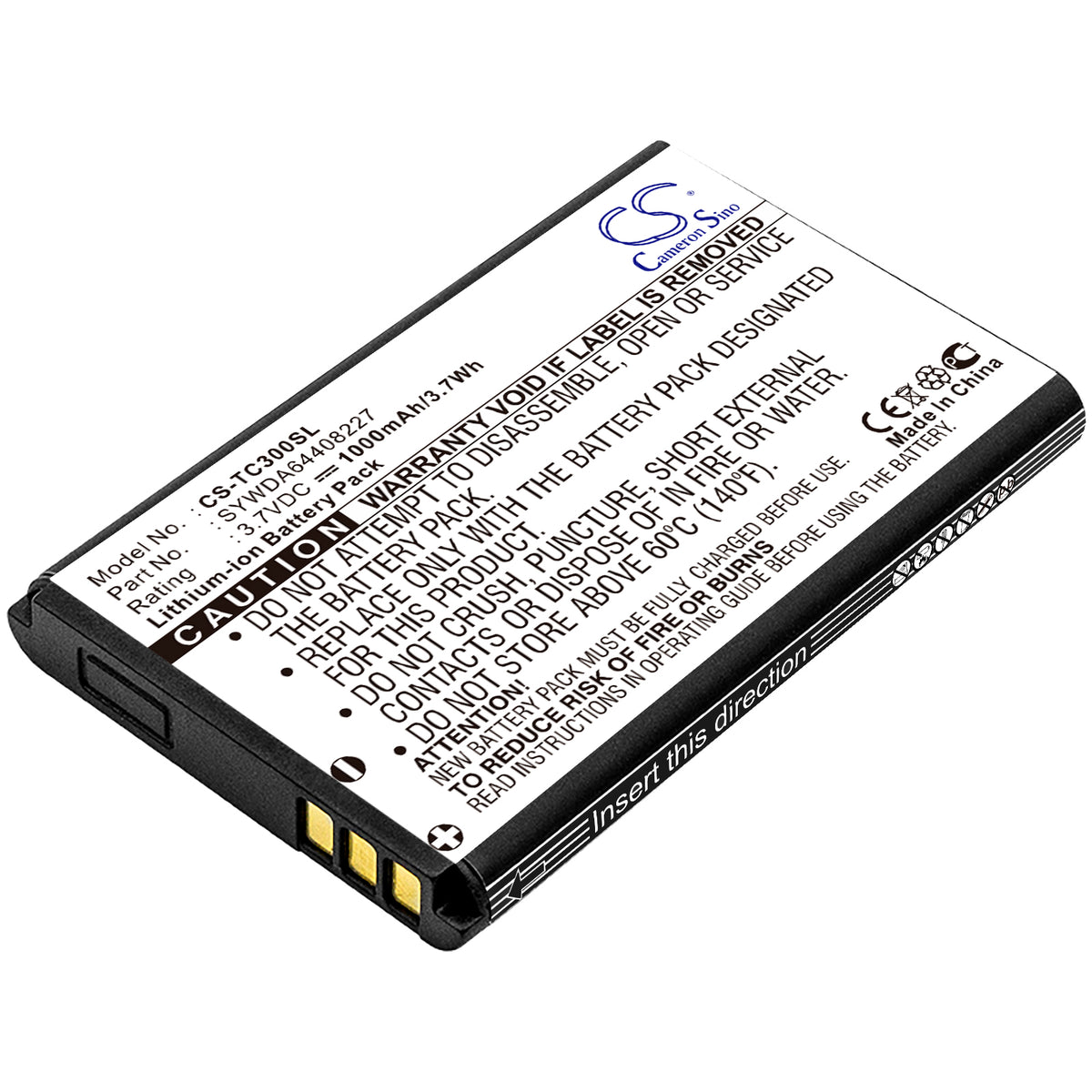 Replacement Battery for Arcor | T-Com Pirelli Twintel DP-L10 – PDA, Pocket PC – 1000mAh / 3.7V