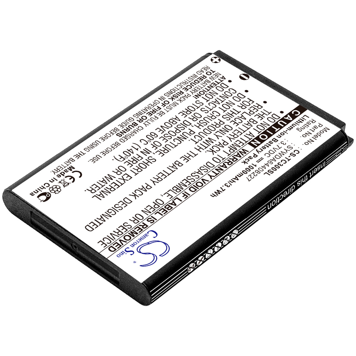 Replacement Battery for Arcor | T-Com Pirelli Twintel DP-L10 – PDA, Pocket PC – 1000mAh / 3.7V