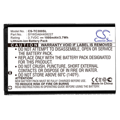 Replacement Battery for Arcor | T-Com Pirelli Twintel DP-L10 – PDA, Pocket PC – 1000mAh / 3.7V