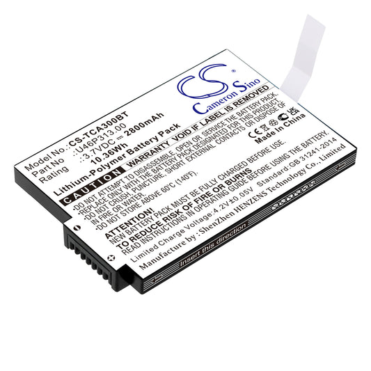 Replacement Battery for Technicolor | Xfinity TCA300COM – Alarm System – 2800mAh / 3.7V