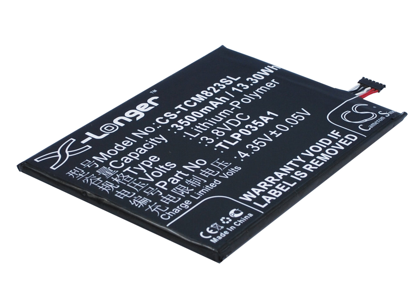Replacement Battery for Alcatel | TCL N1 Max – Mobile, SmartPhone – 3500mAh / 3.8V - image 1