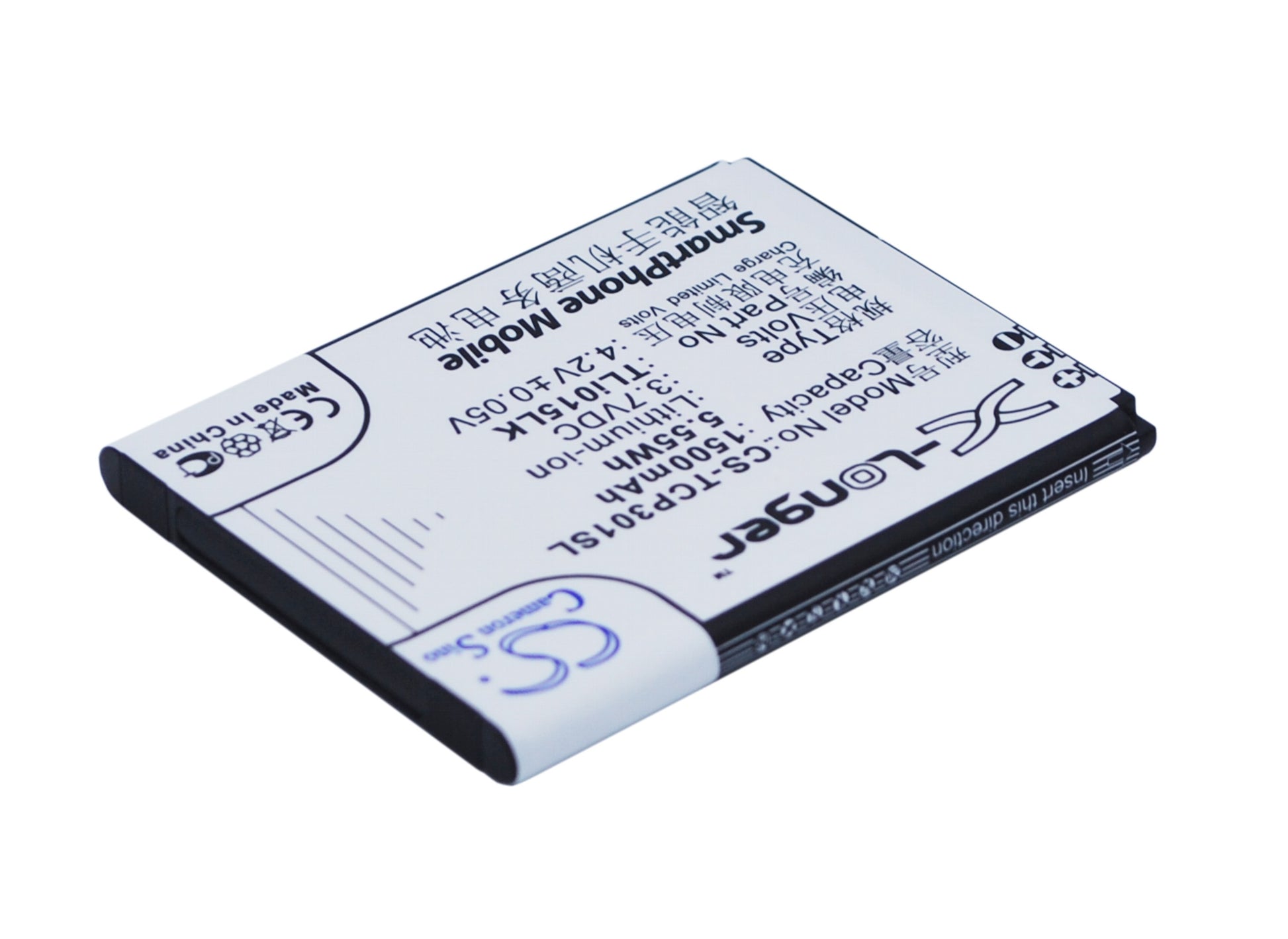 Replacement Battery for TCL P301M – Mobile, SmartPhone – 1500mAh / 3.7V - image 3