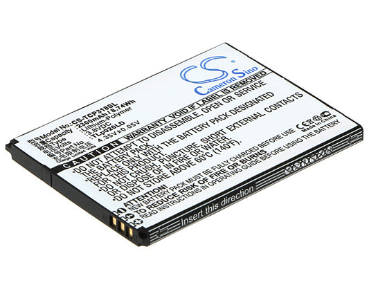 Replacement Battery for TCL P308L – Mobile, SmartPhone – 2300mAh / 3.8V - image 1