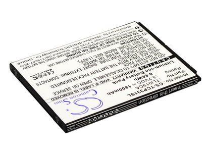 Replacement Battery for TCL  P331M – Mobile, SmartPhone – 1800mAh / 6.66Wh / 3.7V