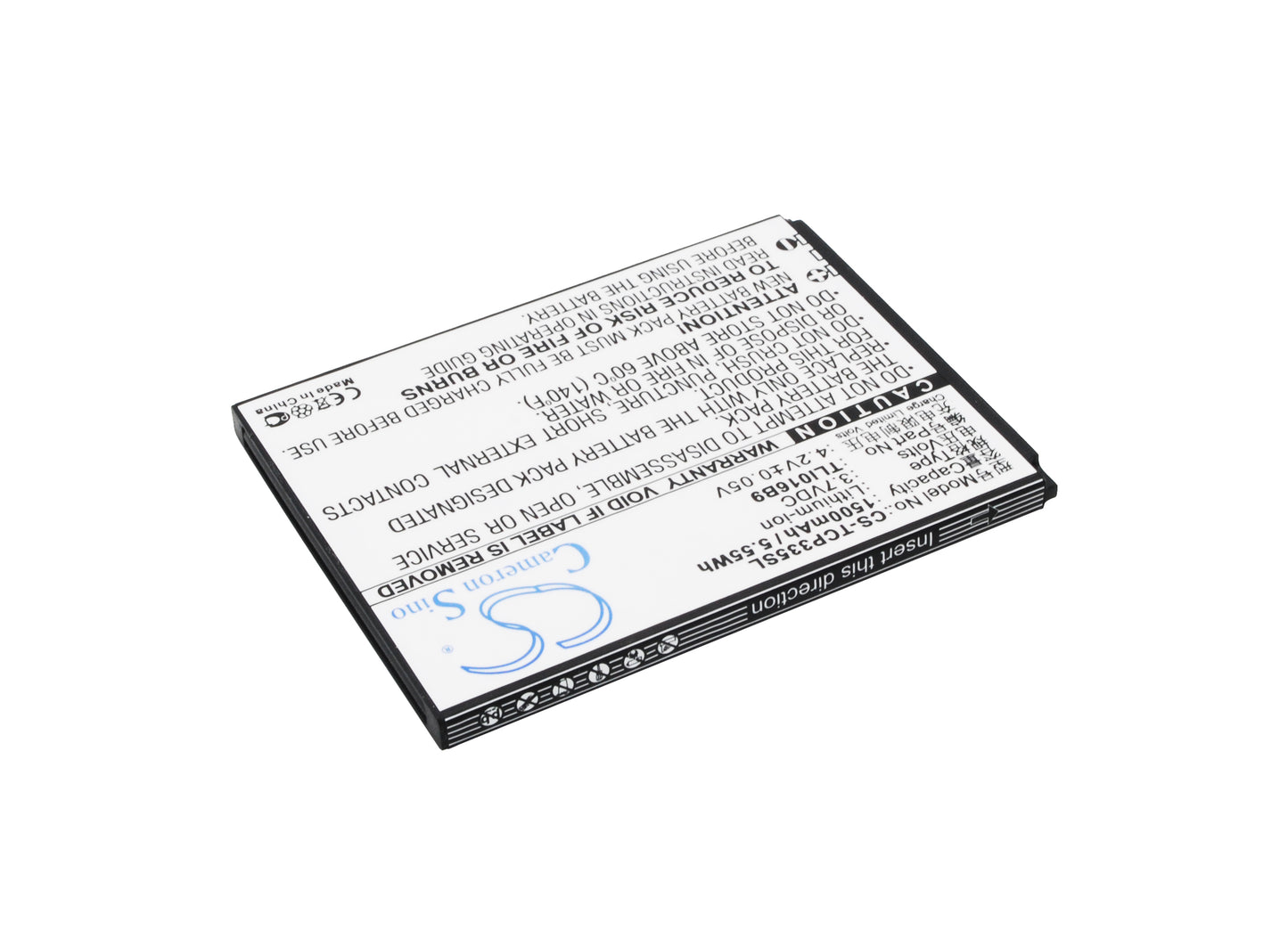 Replacement Battery for TCL P332U – Mobile, SmartPhone – 1500mAh / 3.7V - image 2