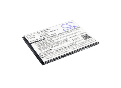 Replacement Battery for TCL P500M – Mobile, SmartPhone – 1800mAh / 3.8V - image 1