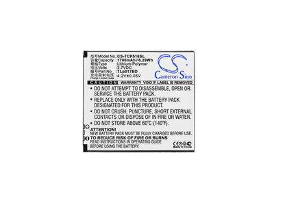 Replacement Battery for TCL P516L – Mobile, SmartPhone – 1700mAh / 3.7V - image 5