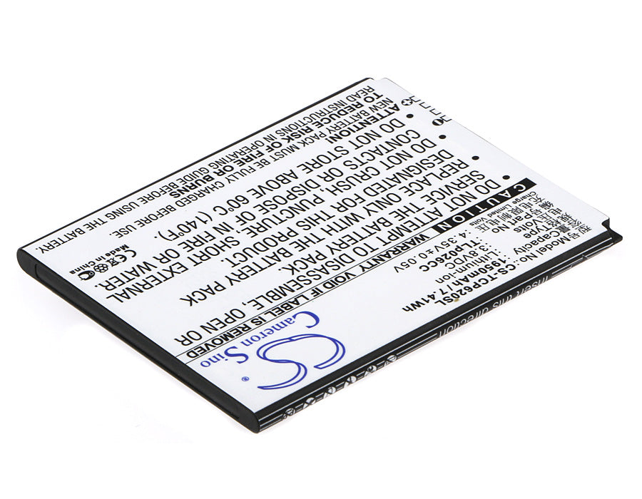 Replacement Battery for TCL ONO – Mobile, SmartPhone – 1950mAh / 3.8V - image 2