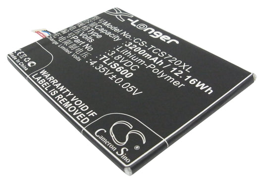 Replacement Battery for TCL | Alcatel S720T – Mobile, SmartPhone – 3200mAh / 3.8V - image 1
