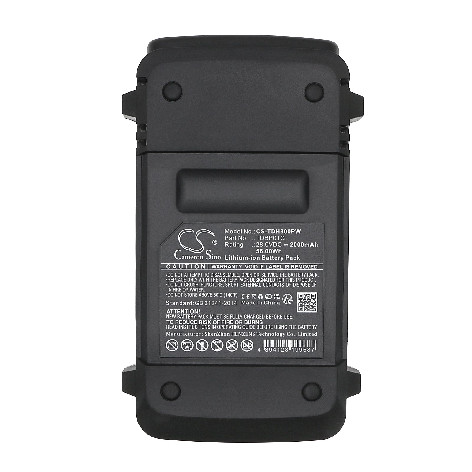 Replacement Battery for TECCPO TDAB03G – Lawn Mowers – 2000mAh / 28V - image 5