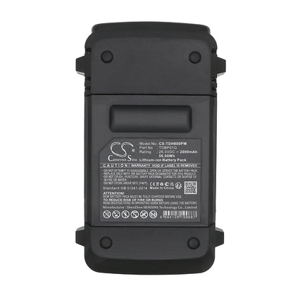 Replacement Battery for TECCPO TDAB03G – Lawn Mowers – 2000mAh / 28V - image 5