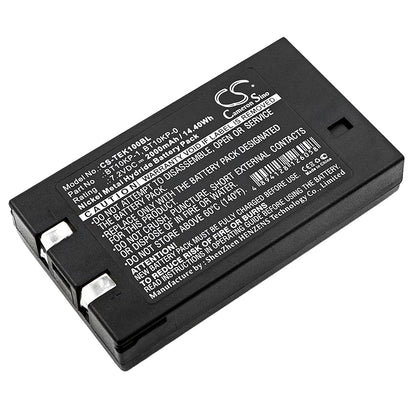 Replacement Battery for Telemotive 10K12SS02P7 – Crane Remote Control – 2000mAh / 7.2V - image 1