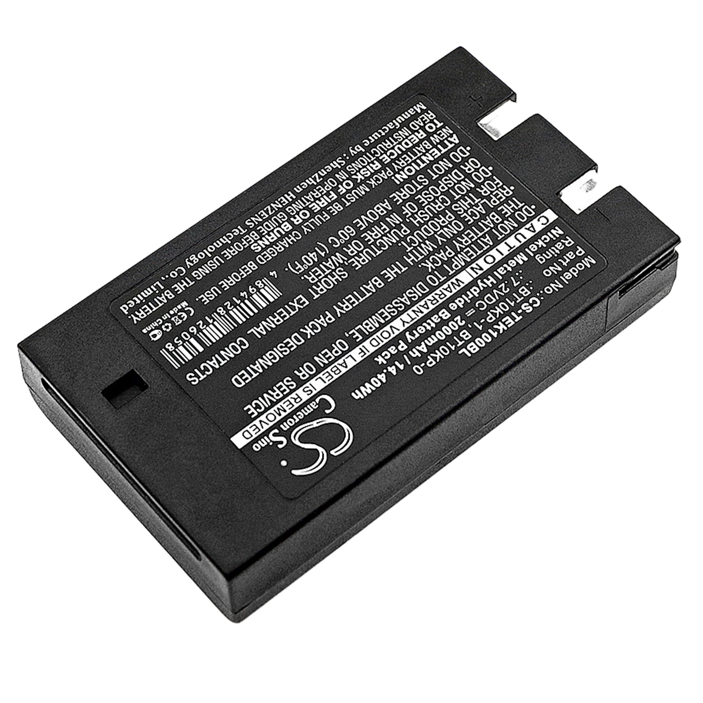 Replacement Battery for Telemotive 10K12SS02P7 – Crane Remote Control – 2000mAh / 7.2V - image 2