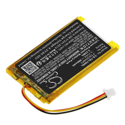 Replacement Battery for Turtle  Beach Ear Force – Wireless Headset – 900mAh / 3.33Wh / 3.7V